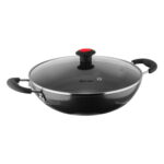 Mr.Light Effortless Cooking with 3mm Kadai 24cm & Glass Lid IB