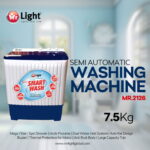 Mr.Light Semi Automatic Washing Machine 7.5KG MR2126