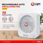 Mr.Light Rechargeable Fan MR3434 - Image 2